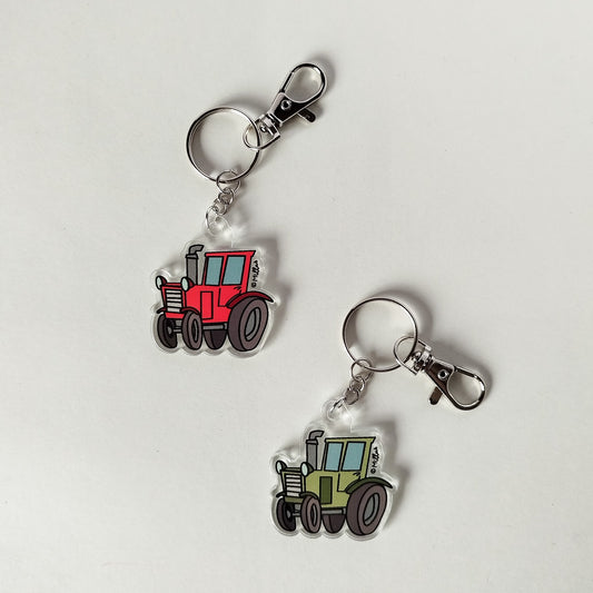 Porte-clés illustrés - Tracteur