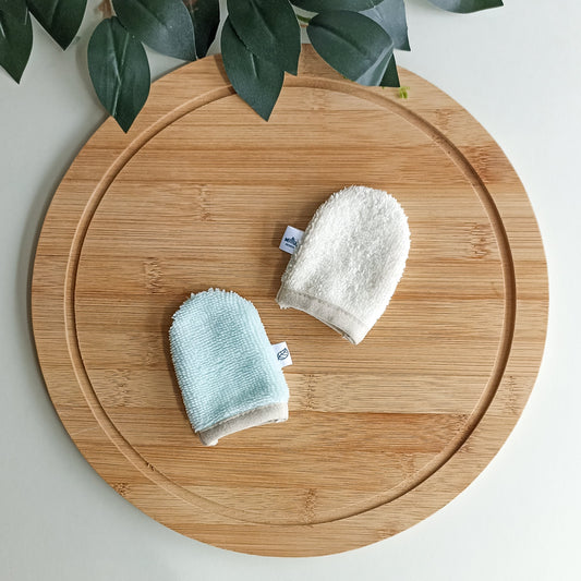Mini-gant démaquillant lavable & réutilisable