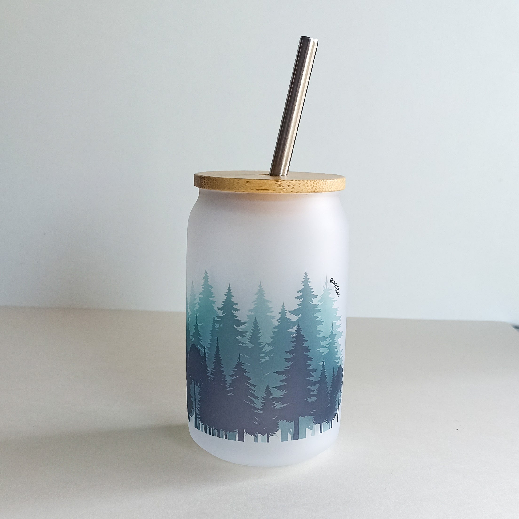 Verre Avec Paille 16oz Élégant - Tasse Fraise Avec Couvercle Et Paille Réutilisable