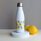 Bouteille isotherme "Citrons" blanche